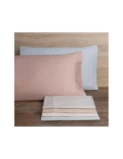 300 Fios - 2 Fronhas 50x70 cm 100% algodão cetim