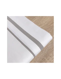 500 Fios - Jogo de lençóis 100% algodão cetim branco - Linea Imperiale