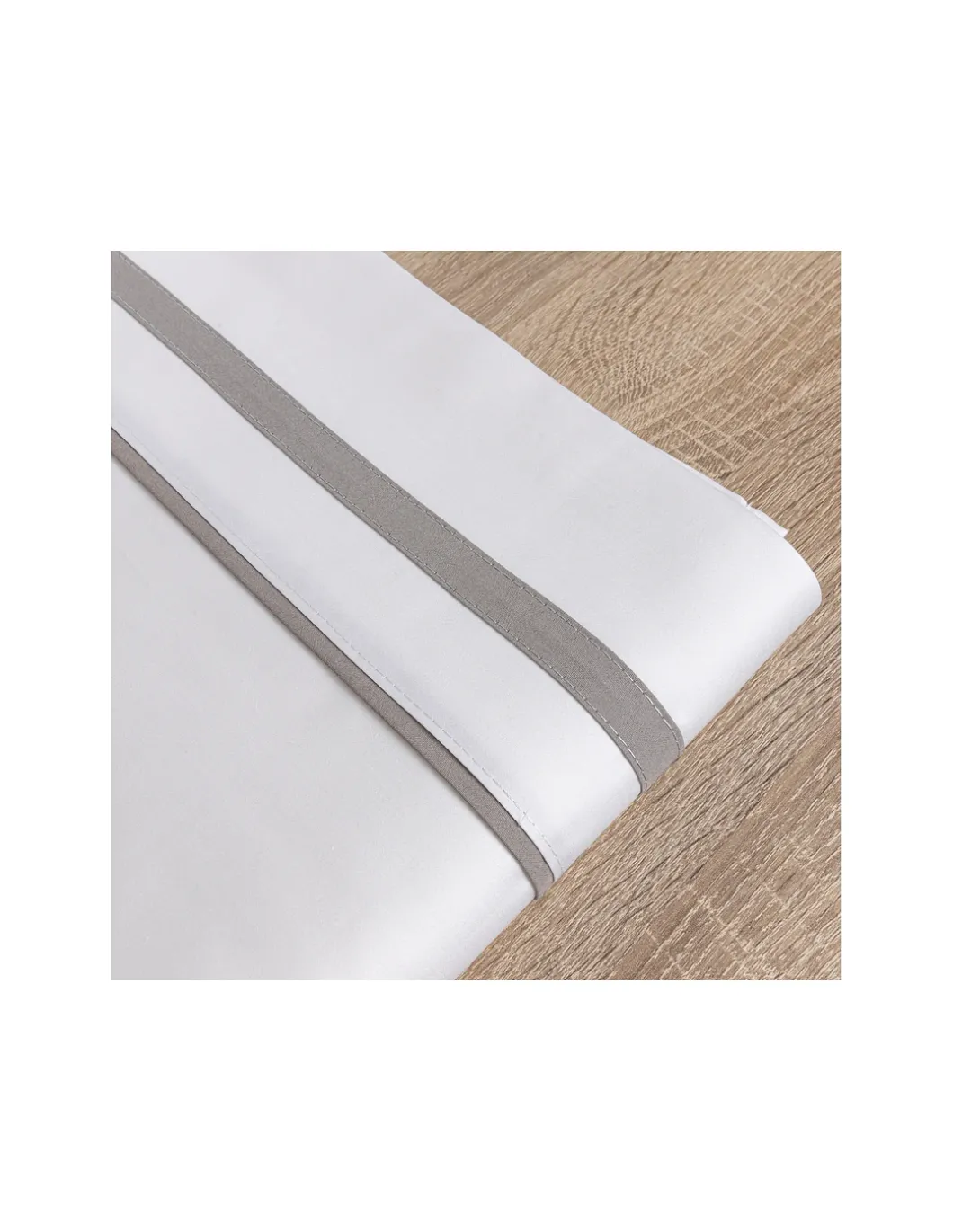 500 Fios - Jogo de lençóis 100% algodão cetim branco - Linea Imperiale