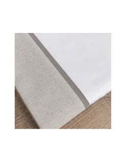 500 Fios - Jogo de lençóis 100% algodão cetim branco -  BIANCHERIA II