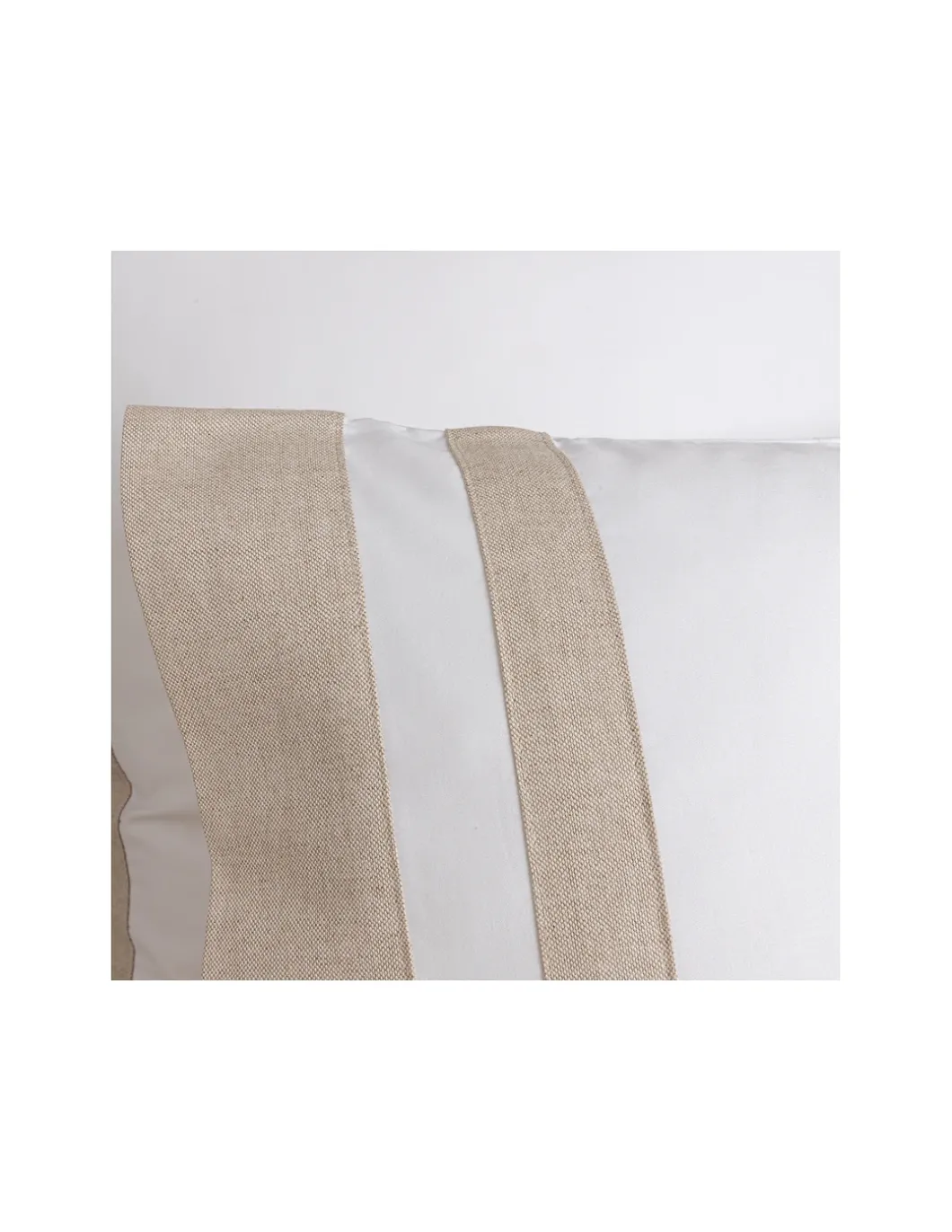 500 Fios - Jogo de lençóis 100% algodão cetim branco - BIANCHERIA