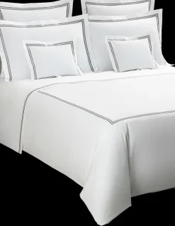 500 Fios - Jogo de lençóis 100% algodão cetim branco - Rolinho Duplo