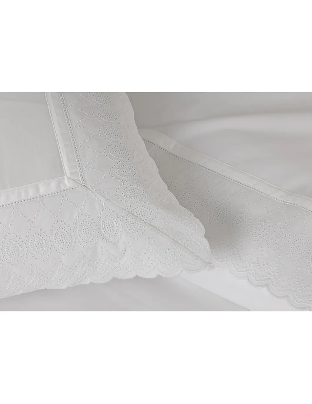 500 Fios - Jogo de lençóis 100% algodão cetim branco