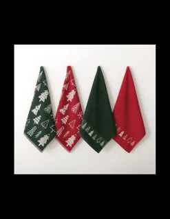 4 Panos de cozinha felpo 50x50 cm - Panos cozinha 100% algodão 440 gr.- Lasa Home