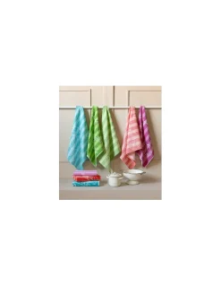 4 Panos de cozinha tela 70x50 cm - Panos cozinha 100% algodão 270 gr.- Seafood Lasa Home