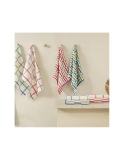 4 Panos de cozinha tela 70x50 cm - Panos cozinha 100% algodão 270 gr.- BLOCK Lasa Home