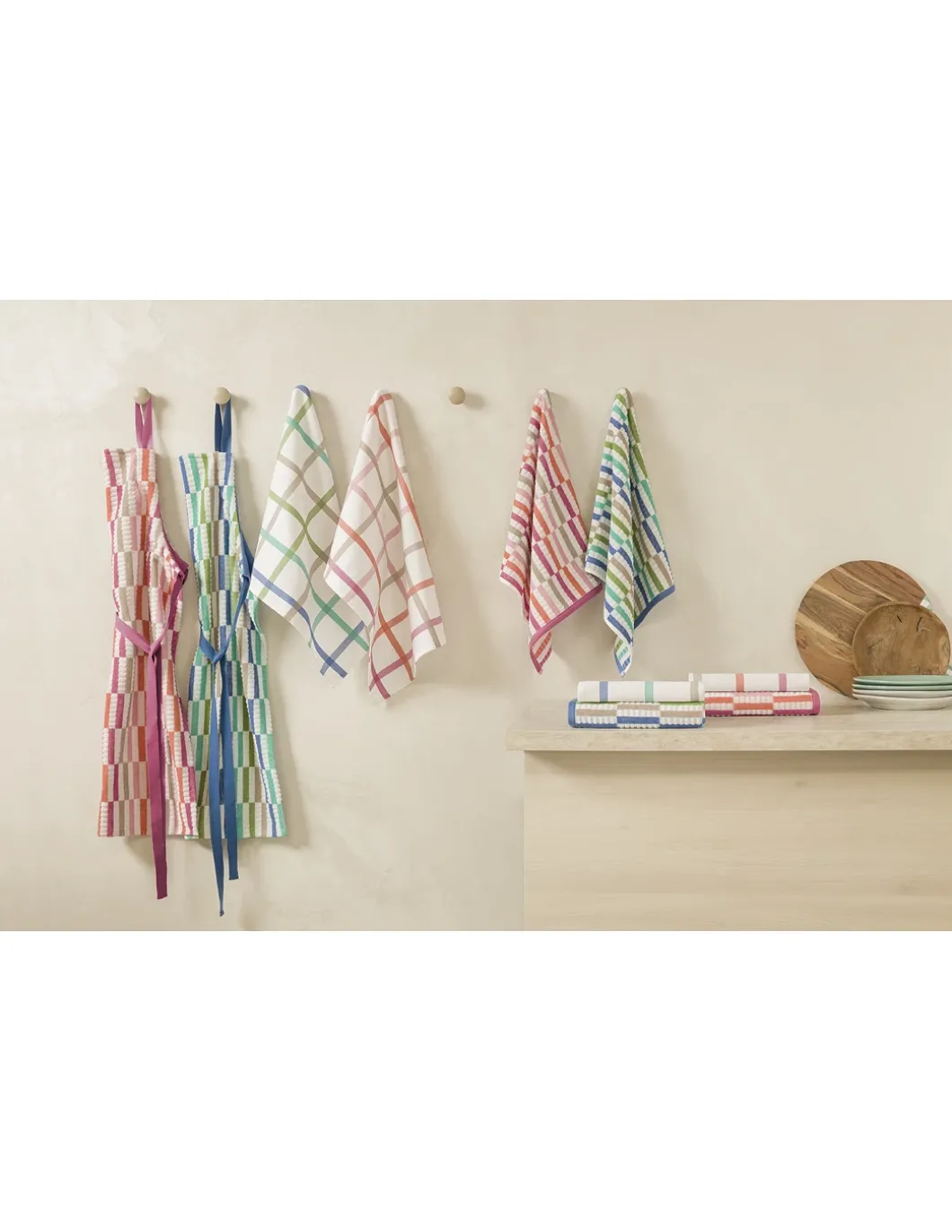 4 Panos de cozinha tela 70x50 cm - Panos cozinha 100% algodão 270 gr.- BLOCK Lasa Home