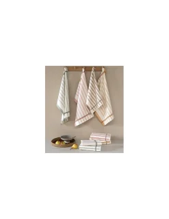 4 Panos de cozinha tela 70x50 cm - Panos cozinha 100% algodão 270 gr.- Bliss Lasa Home