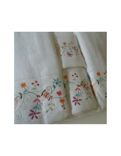 6 toalhas de banho bordadas namorados 100% algodão com 500 gr./m2