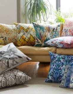 Almofada decorativa para sofá 45x45 cm - Almofada Chevron de Lasa Home