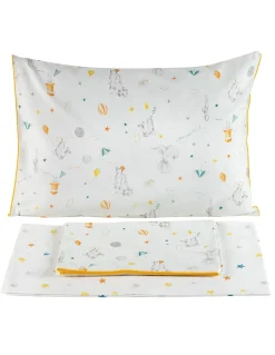 Cama 90/100 cm - Jogo de lençóis 100% algodão orgânico - Ref. Teddy Gamanatura