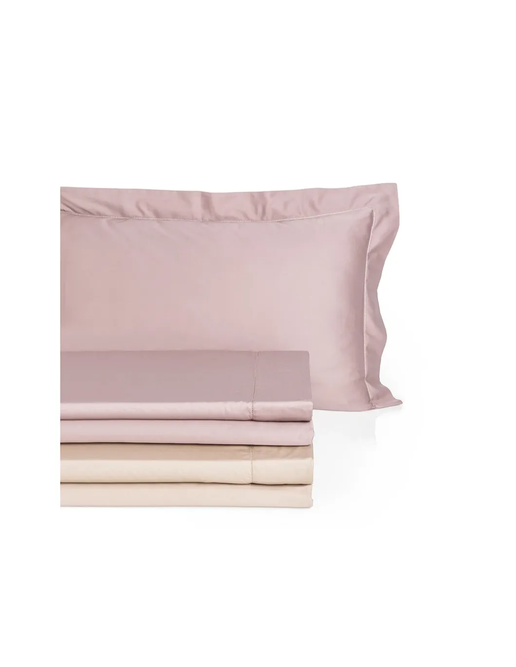 Cama 200x200 cm - Jogo de lençóis 100% algodón cetim 300 fios