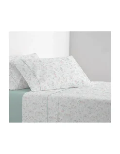 Cama 200x200+30 cm - Jogo de lençóis - Tecido 100% algodão percal 200 fios - Coelima