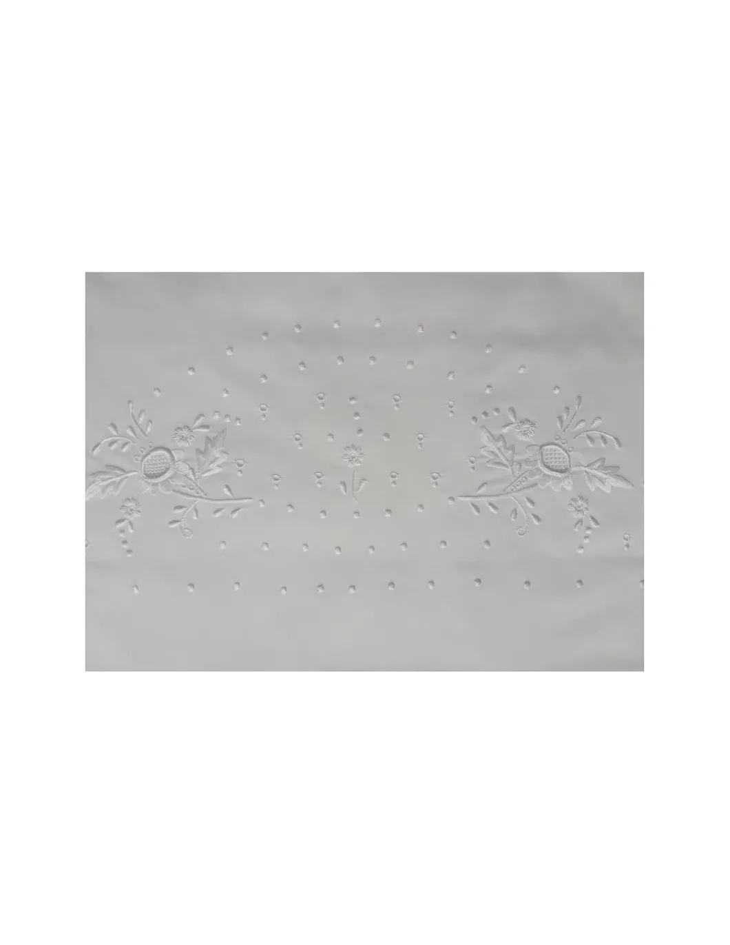 Cama 200x200 cm -Jogo de lençóis bordados da lixa - 100% algodão percal 200 fios