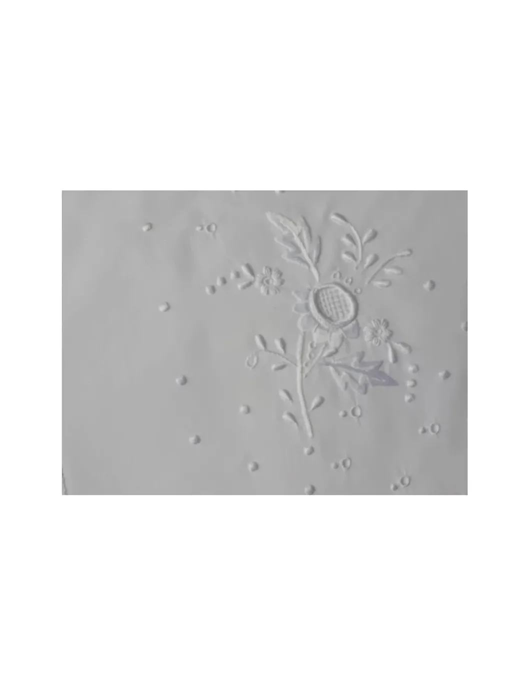 Cama 200x200 cm -Jogo de lençóis bordados da lixa - 100% algodão percal 200 fios