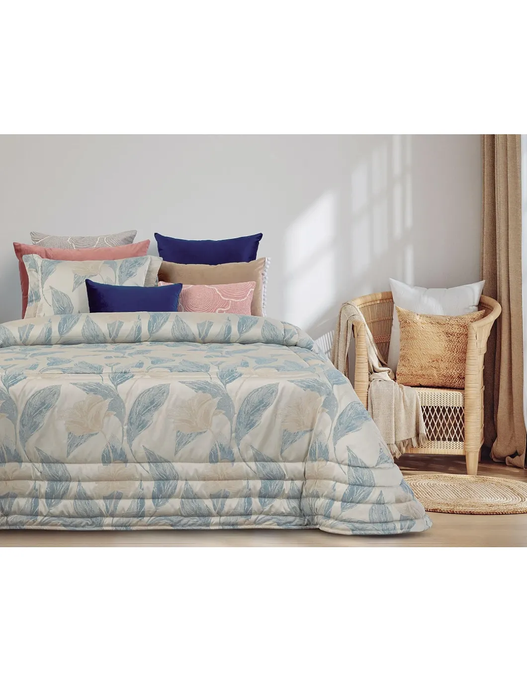 COLCHA CLOE DESENHO JACQUARD