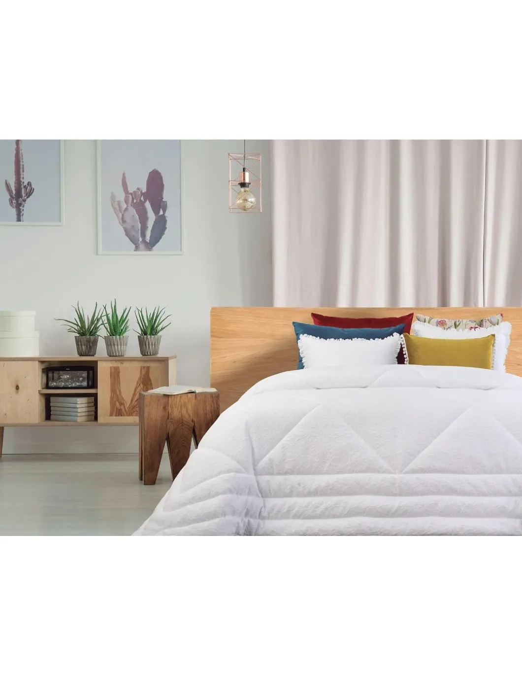 COLCHA MAISSA COR BRANCO