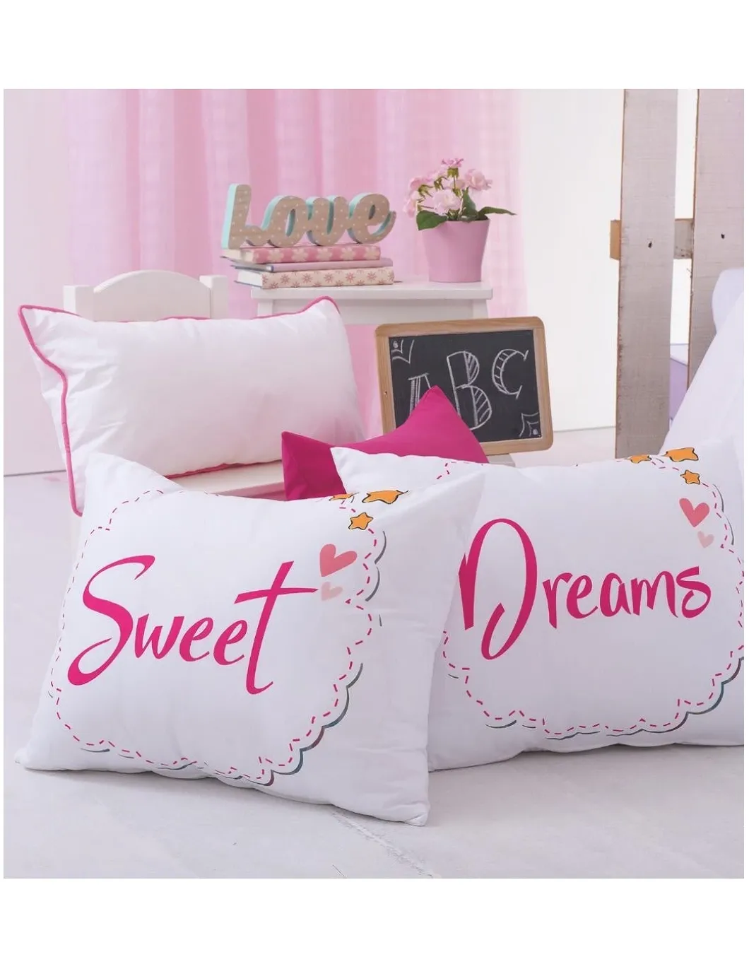 Edredom infantil Leia - Edredom infantil com almofadas