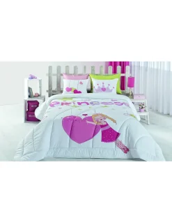 Edredom infantil Princess - Edredom infantil com almofadas