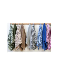 Jogo de toalhas de banho 3 peças 100% algodão 500gr./m2 - Pure Stripes II Lasa Home