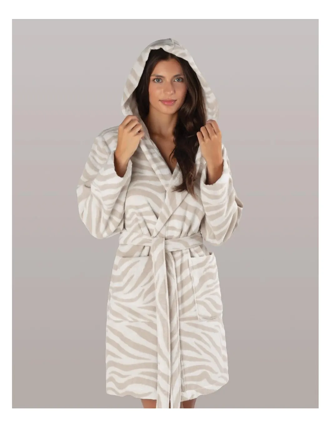 Roupão de banho 100% algodão 380 gr./m2 ZEBRA SOFT Lasa Home
