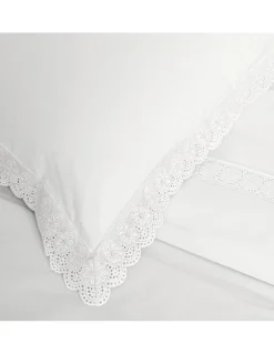 Sacos para edredão - 100% algodão percal 200 fios Meio branco