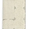 Tapete de banho jacquard 50x70 cm com - 800 gr/m2 - cor linho