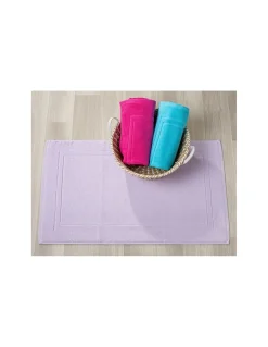 Tapetes de banho 100% algodão em lilas qualidade premium 1.000 gr./m2