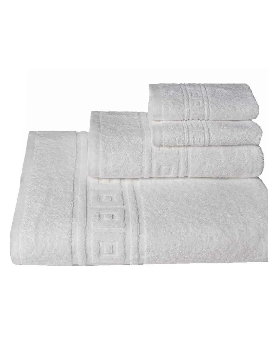 Toalhas brancas 100% algodão - Toalhas para hotel, spa, estética