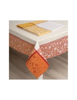 Toalhas de mesa anti nódoas 100% algodão - CANTATA DOURADO da Fateba