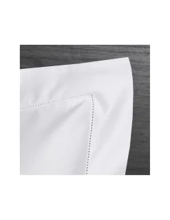 180x220 cm - 600 Fios - Jogo de saco P/ Edredão - Tecido 100% algodão cetim branco