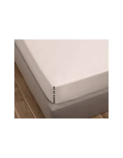 105x200+35 cm - 300 Fios - Lençol ajustável 100% algodão cetim orgânico GOTS