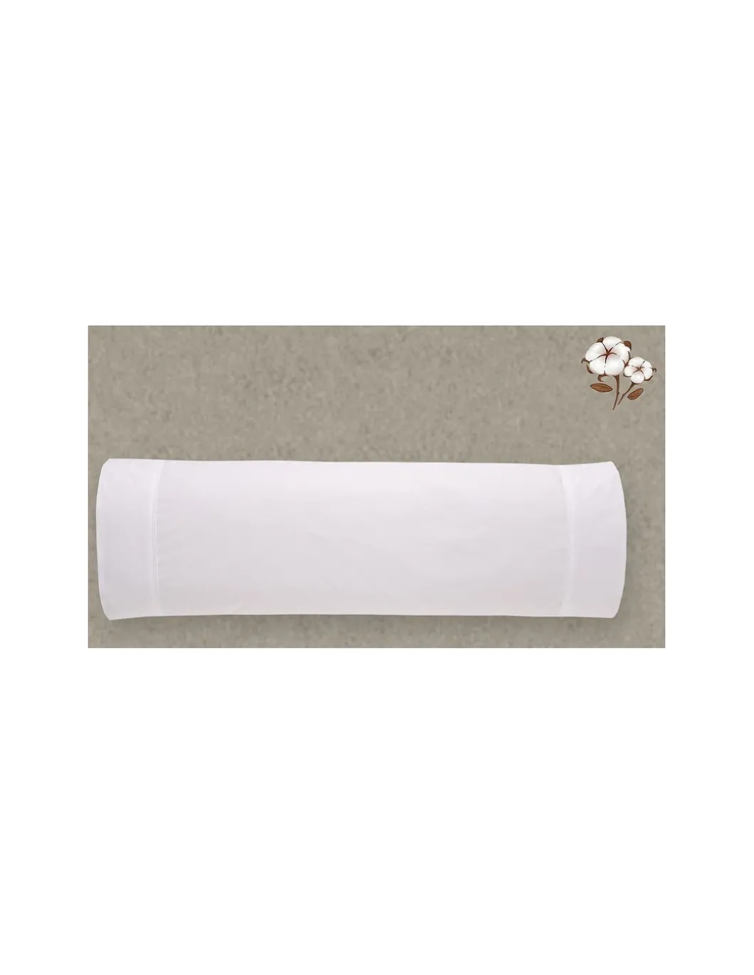 50X70 cm - 2 Fronhas P/ almofadas de dormir - 50/50 Algodão 180 fios