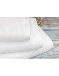 70x140 cm - 20 Toalhas Brancas 100% algodão fio singelo 550 gr.