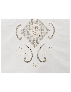 50x180 cm - Caminho de mesa linho - Bordados da Lixa