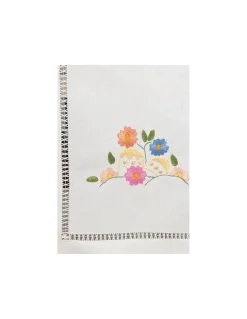 50x180 cm - Caminho de mesa linho - Bordados da Lixa
