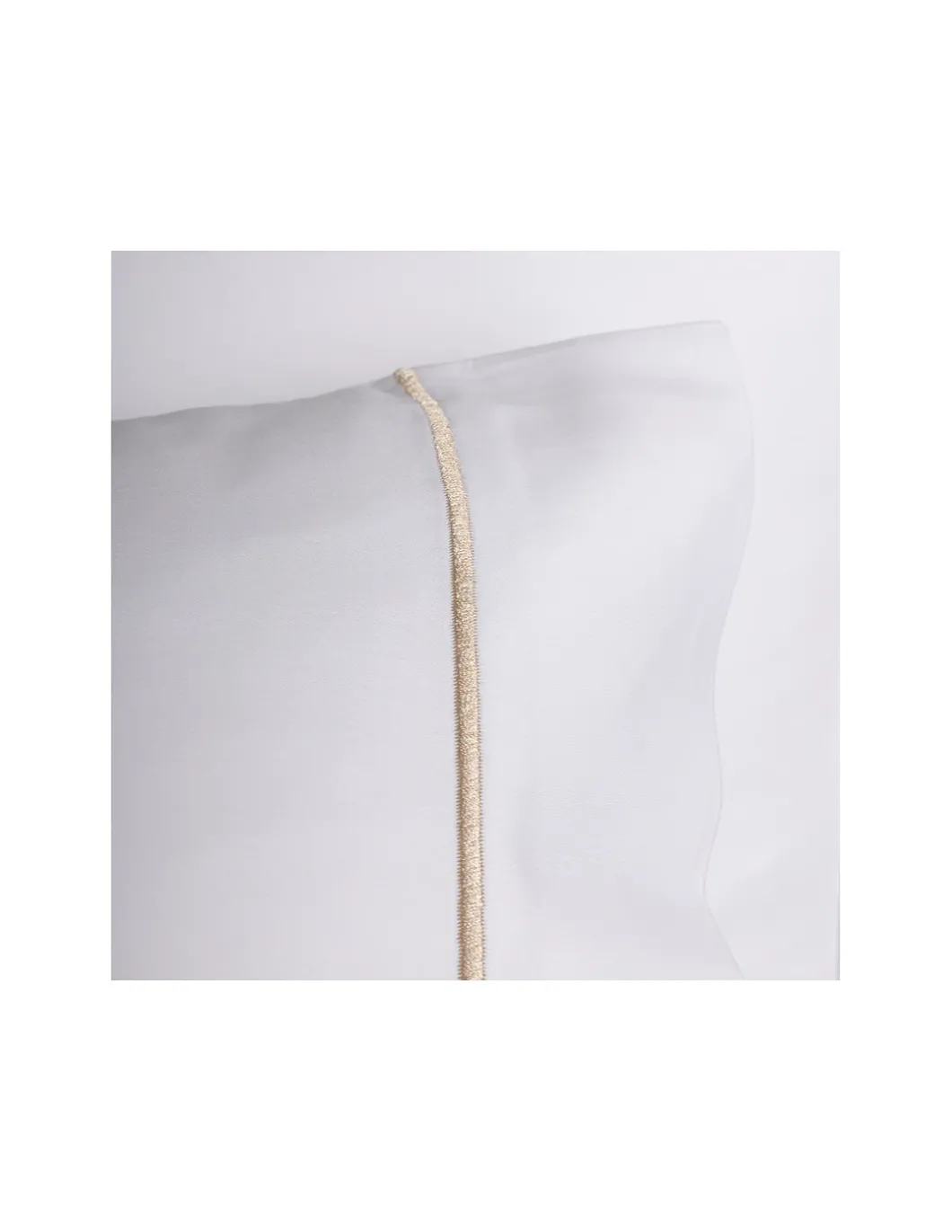 280x290 cm - Jogo de lençóis 100% algodón cetim branco de 300 fios