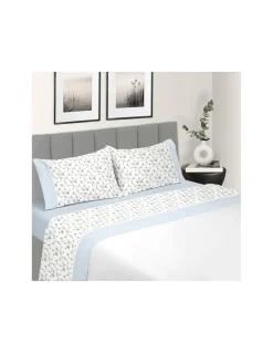 180x200 cm - Jogo de lençóis 100% algodão - Casa&Algodão