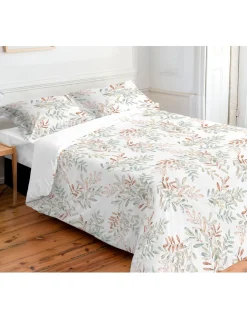 260x240 cm - Jogo de saco P/ Edredão - Tecido 100% algodão cetim 300 fios - Coelima