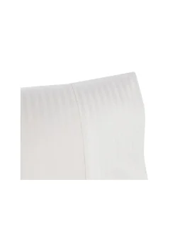 180x220 cm - Jogo saco de edredão cetim 300 fios branco - Riscas Jacquard