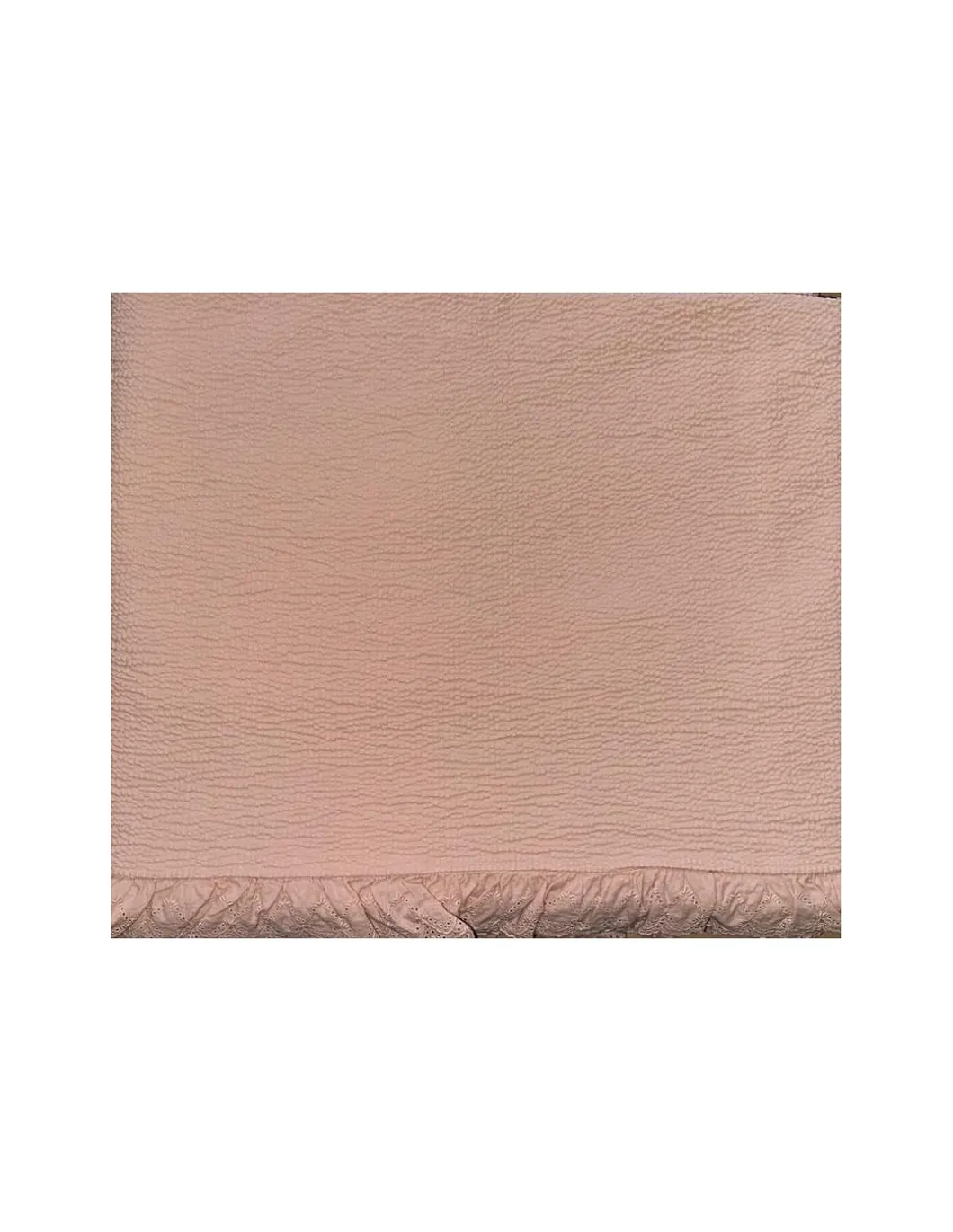 180x250 cm colcha de verao 100% algodão cor rosa palo P/ cama de 90 cm