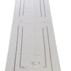 180x350 Toalha de mesa de linho bordada a mão - bordados da lixa