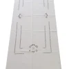 175x275 Toalha de mesa de linho bordada a mão - bordados da lixa