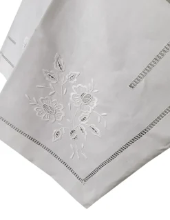 170x270 Toalha de mesa de linho bordada a mão - bordados da lixa Creative Rosemary 2021